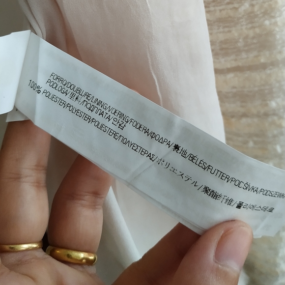 Zara Fantasy Cream Boucle Tweed Open Front Blazer - Picture 10 of 12